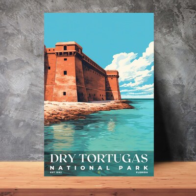 Dry Tortugas National Park Poster, Travel Art, Office Poster, Home Decor | S7 - image3